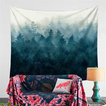 

Forests Tapestry Wall Hanging Tapestries Hippie Hippy Wallpaper Home Decoration Table Cloth tapiz pared