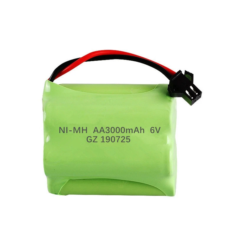 T модель) 6 в 3000 мАч NiMH аккумулятор для радиоуправляемых игрушек, автомобилей, танков, грузовиков, роботов, лодок, пушек 6 в, перезаряжаемый аккумулятор AA, 1 шт