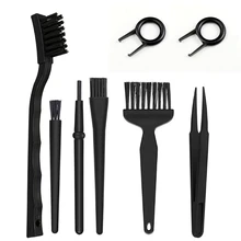 H4GA Professional Computer Cleaning Brushes Kit 6-8 Pieces Dust-sweeping Anti-static Brushes Set