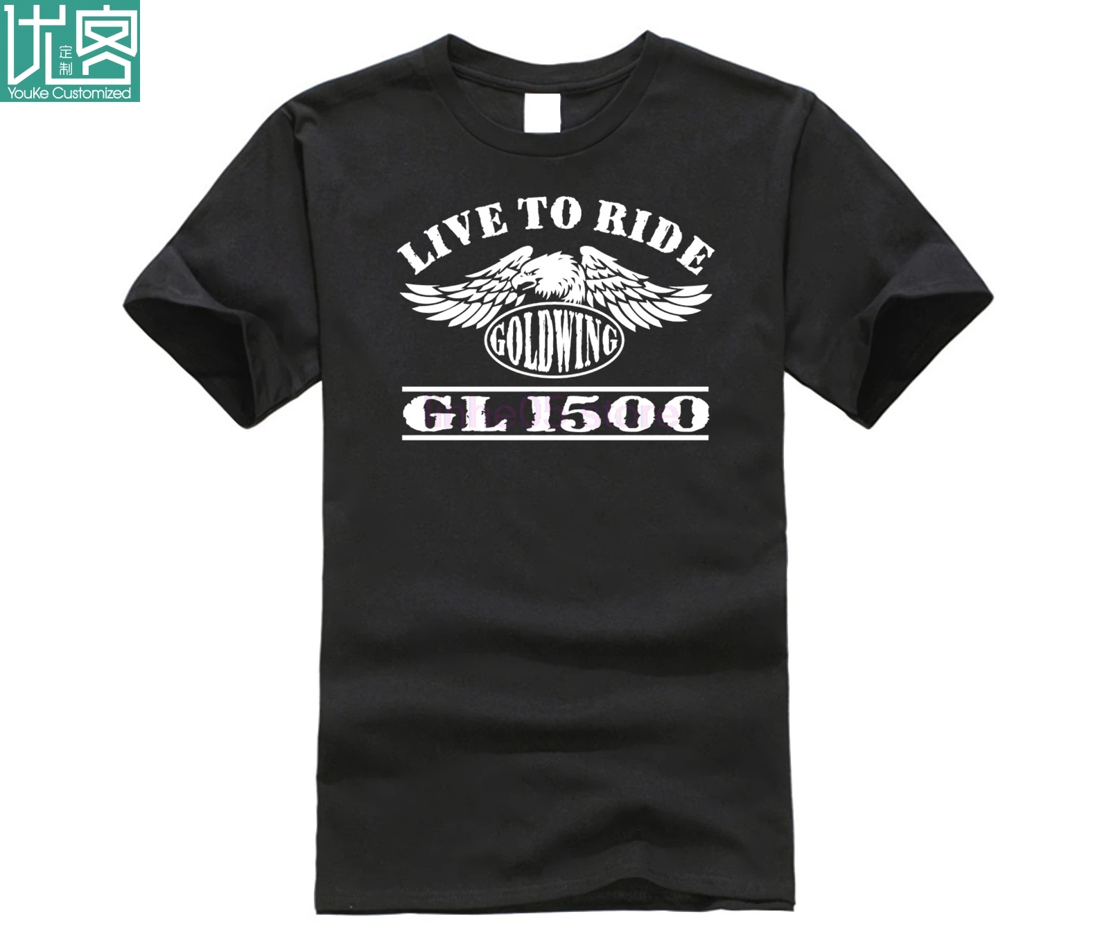 2019 Новая летняя футболка новая с японским мотоциклом Goldwing GL 1500 GL1500 (RP) крутая |