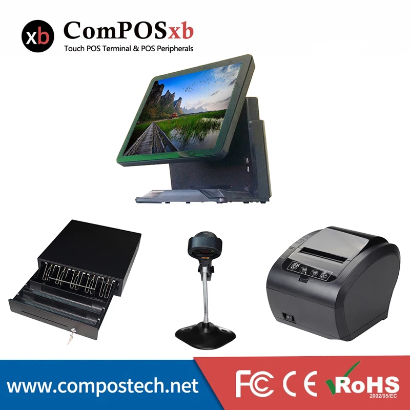 #^Special Price Strong system compatibility POS machine with cash box/ printer and 1D wired laser scanner POS all in one #^Special Price Strong system compatibility POS machine with cash box/ printer and 1D wired laser scanner POS all in one
