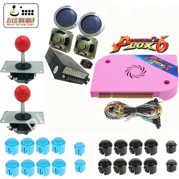 

NEW Arcade Game DIY kit Pandora Box 6 Jamma board 1300 in 1 with power supply joystick LED button For video game cabinet machine