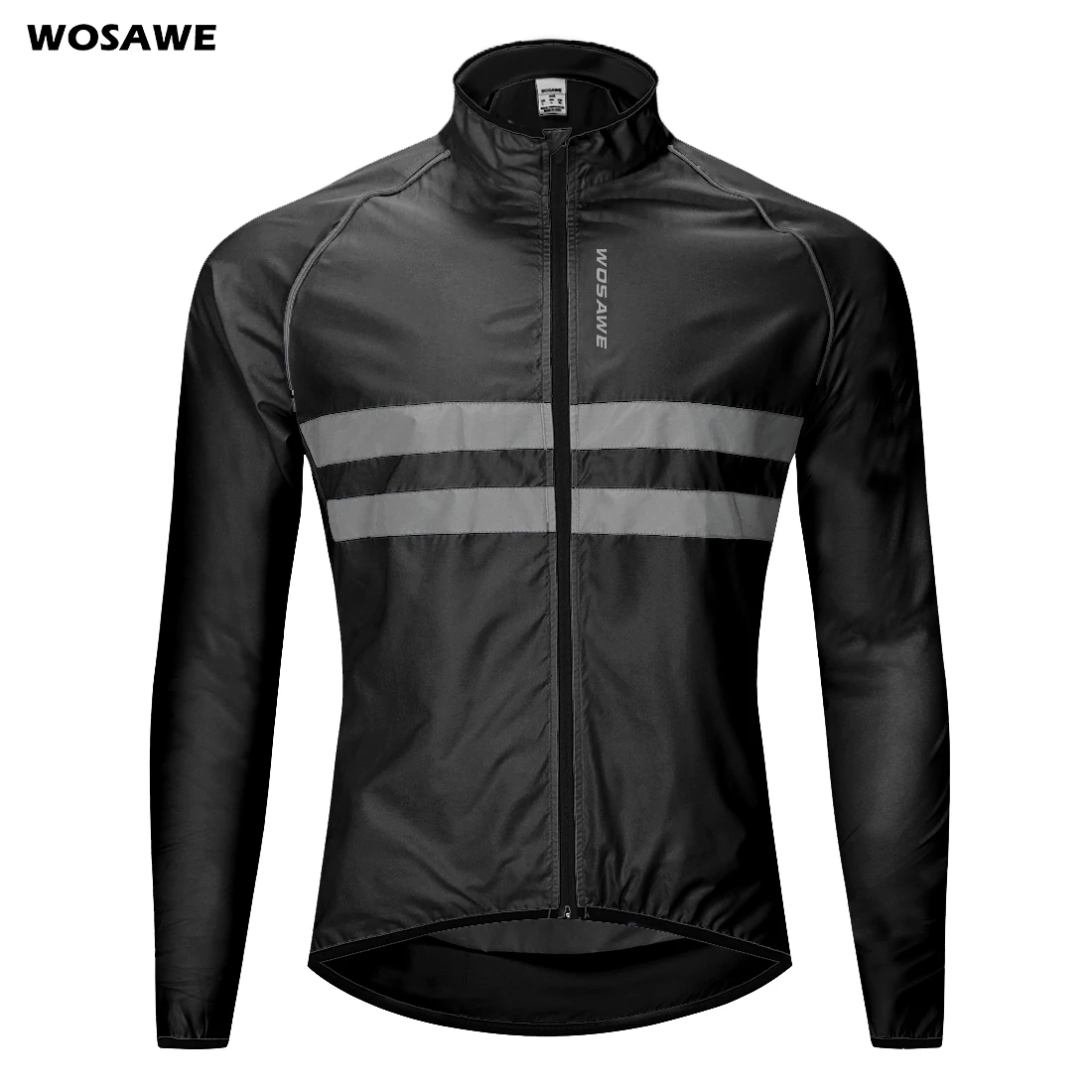 

WOSAWE Cycling Jacket High Visibility MultiFunction Jersey Road MTB Bike Bicycle Windproof Quick Dry Rain Coat Windbreaker M-3XL