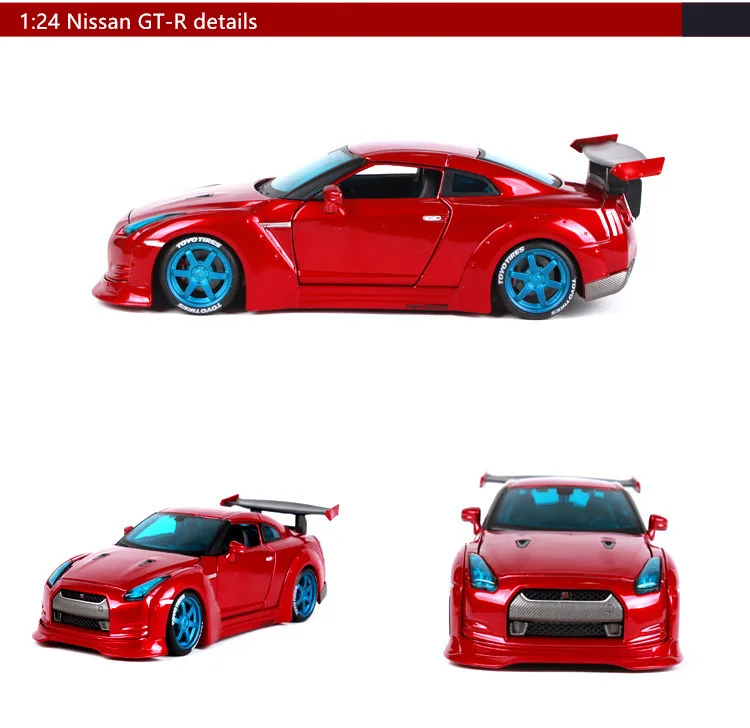 Maisto 1:24 Nissan GTR модель автомобиля из сплава литье под давлением модель автомобиля Моделирование Украшение автомобиля коллекция Подарочная игрушка