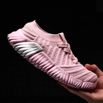 

Spring 2019 New Women's Classic Casual Shoes Series Men And Women Knit Socks And Sneakers Mens Shoes Casual