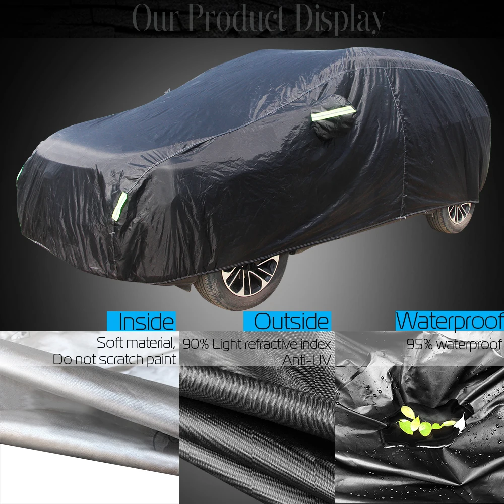 Car Cover Waterproof Sun UV Dust Rain Protection For Renault