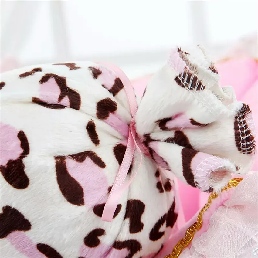 Pet-Dog-Bed-Cute-Pink-Leopard-Dog-Bed-House-for-Small-Dogs-Luxury-Princess-Cat-Bed (2)