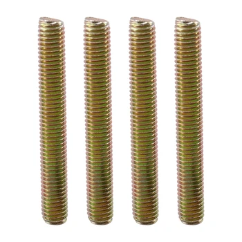 

1.25mm inclination M8 x 60mm metal column bronze tone 4 pcs threaded rod