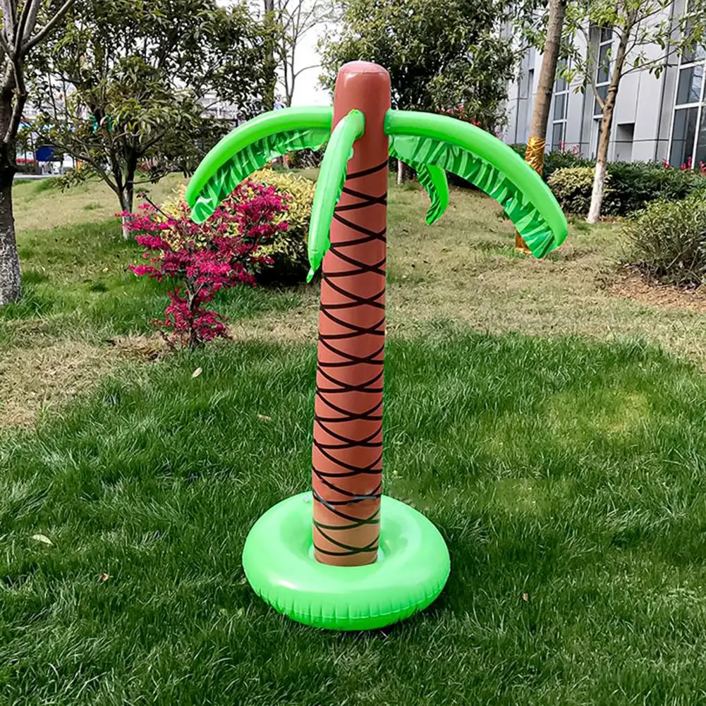 Baby Toys Inflatable Sprinkler Simulation Coconut Tree PVC Fountain Water Jet Palm Tree for Children Kids