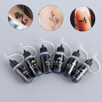

Professional No pain Tattoo Makeup Tattoo Ink Semi-Permanent Eyebrow Eyeliner Pigment Black Green Tattoo Supply Body Art Paint