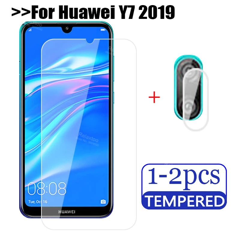 1-2 шт. Защитное стекло для объектива камеры huawei y7 hauweii безопасное y 7pro 7 Защитная