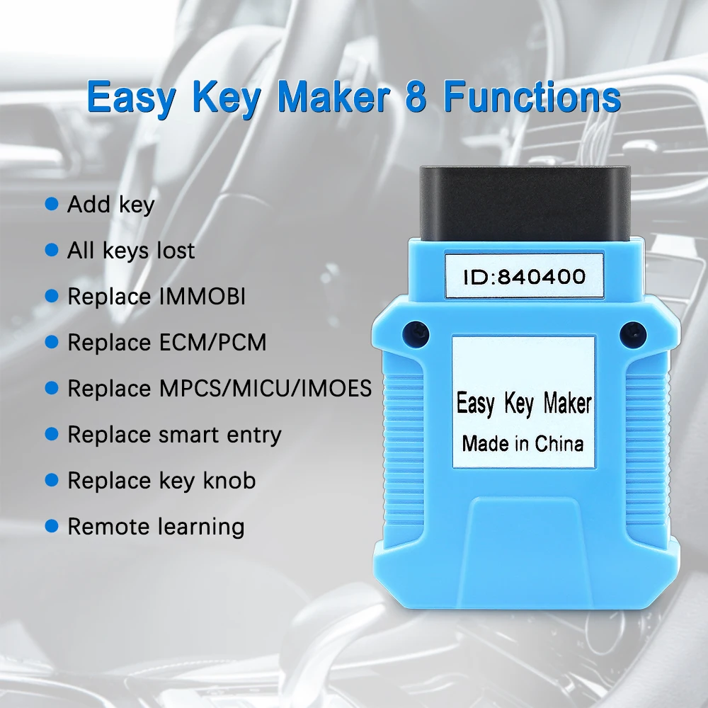 Для Honda EasyKeyMaker авто ключ программист Поддержка для всех ключей потерянный транспондер OBDII OBD2 ключ программист диагностический сканер