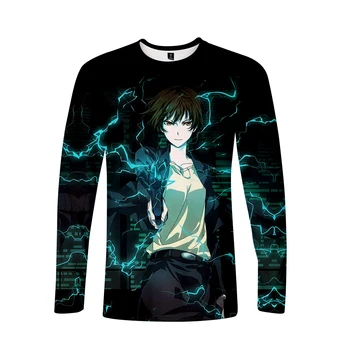 

Psycho-Pass t shirt long-sleeved Korean cartoon print cute long-sleeved shirt men's T-shirt lovers