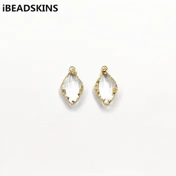 

New arrival! 24x13mm Copper with Crystal Oval charm/Connectors for Necklace,Earrings parts, Accessories,hand Made Jewelry DIY