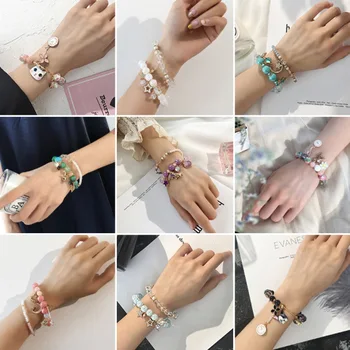 

30 Pcs/lot simple style bead bracelet jewelry wholesale 1030-50