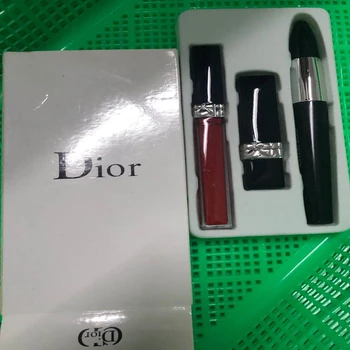 

Dior-lipstick makeup 3 Different Colors rubber tube Sexy Matte Lipstick Long-lasting Easy to Wear Nude Red Lip Stick Cosmetic