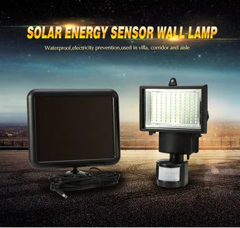 

Waterproof PIR safety wall light 100 LED outdoor solar motion sensor garden light garden floodlight street light new sensor