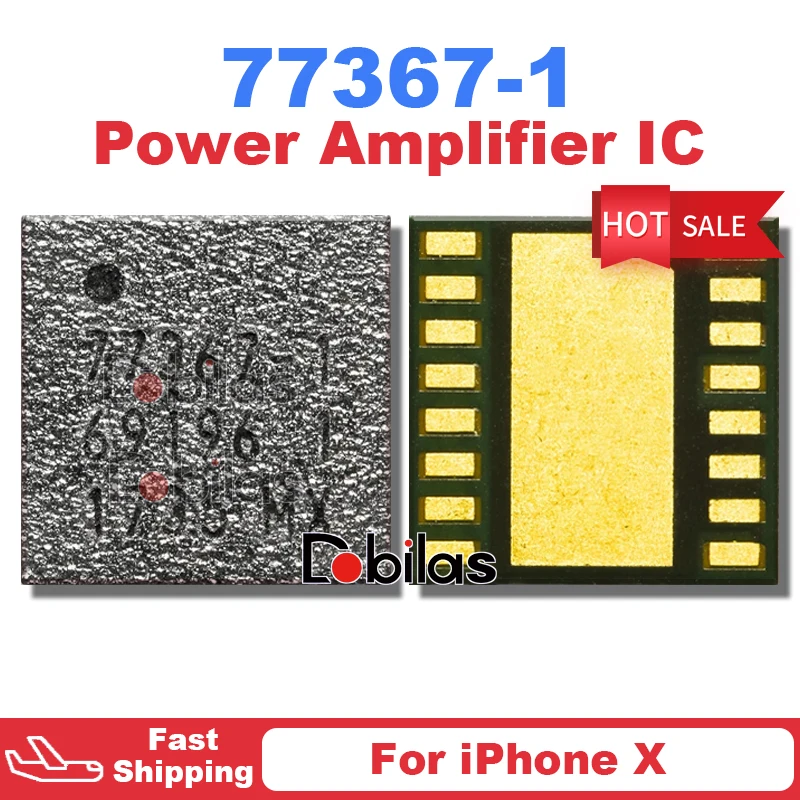 3Pcs 77367-1 GSMPA_K New Original For iPhone X Power Amplifier IC SKY77367-1 PA QFN Signal Module Chip Integrated Circuits | Мобильные