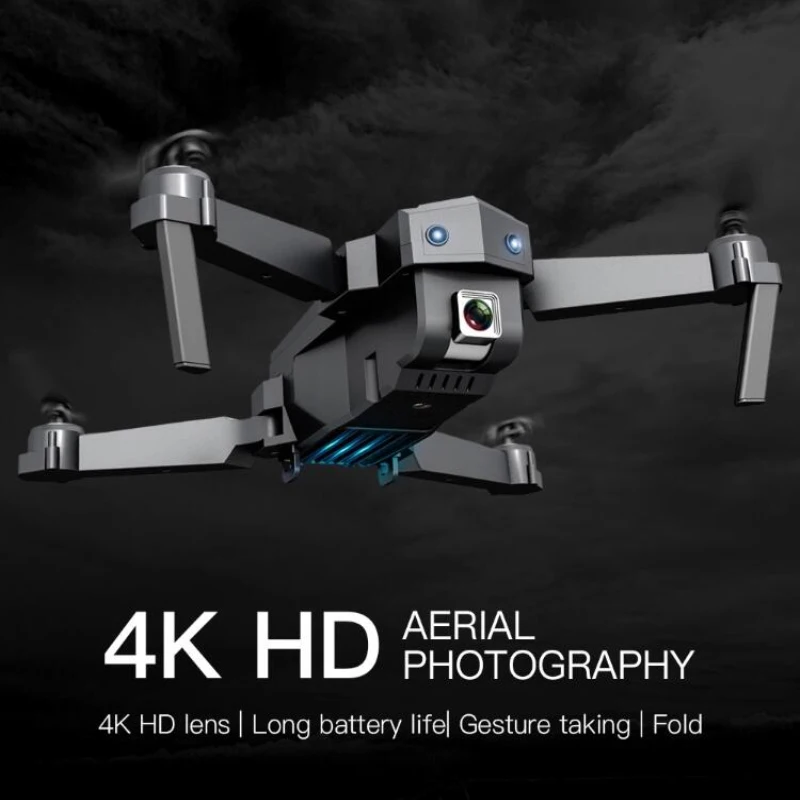 Складной Радиоуправляемый квадрокоптер 4K с функцией воздушной фотосъемки Wi Fi 2 4