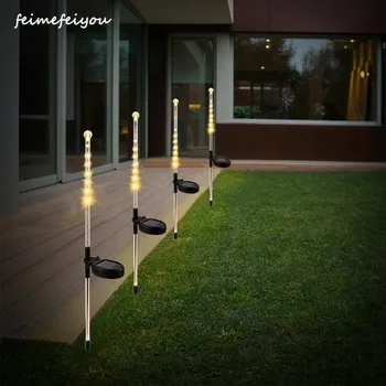 

LED Solar Meteor Shower tube Light Outdoor Waterproof Solar Holiday Lighting Courtyard Garden Lawn Decoration Solar Lamp 50cm