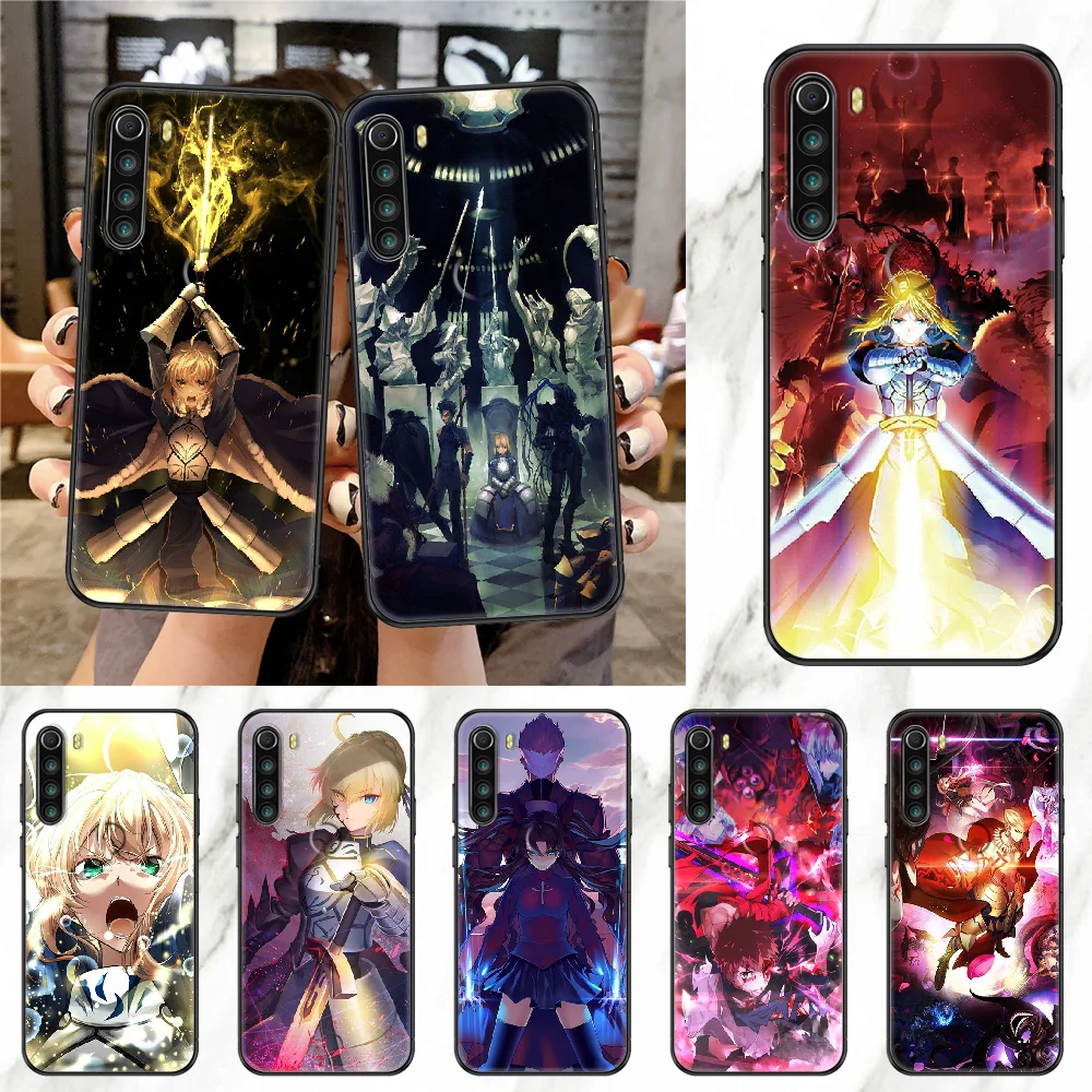 Чехол для телефона Fate Grand Order с аниме Xiaomi Redmi Note 7 7A 8 8T 9 9A 9S 10 K30 Pro Ультра черный