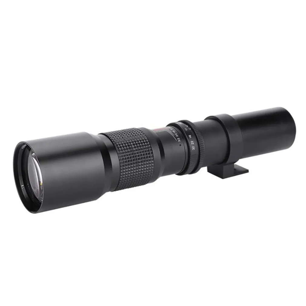 

500mm-f8 Manual Fixed Focus Lens Super Telephoto Lens for Canon Nikon DSLR Cameras Camera Accessories