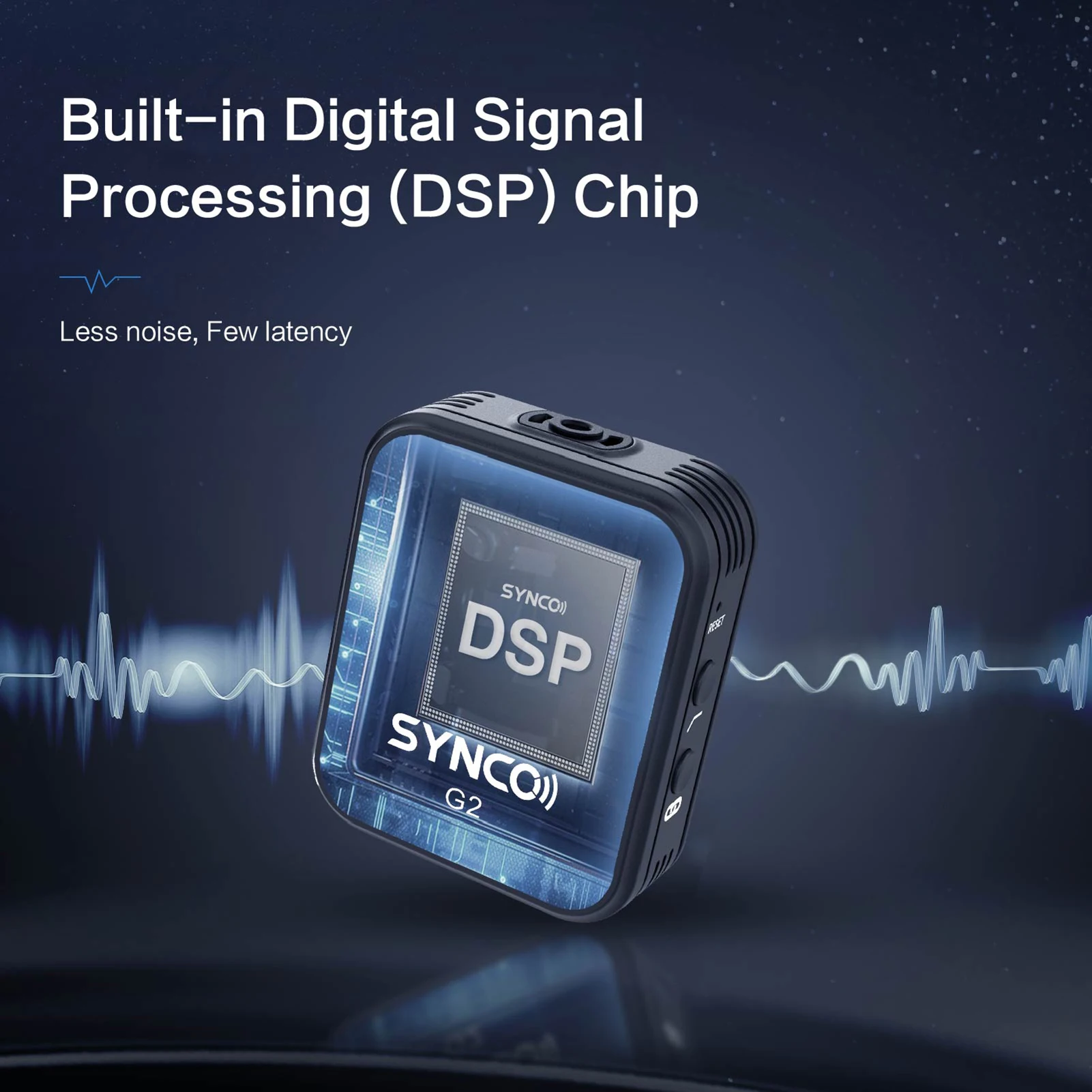 Synco g2 (a2) 1トリガー-2.4gワイヤレスマイクシステム、1レシーバー2 