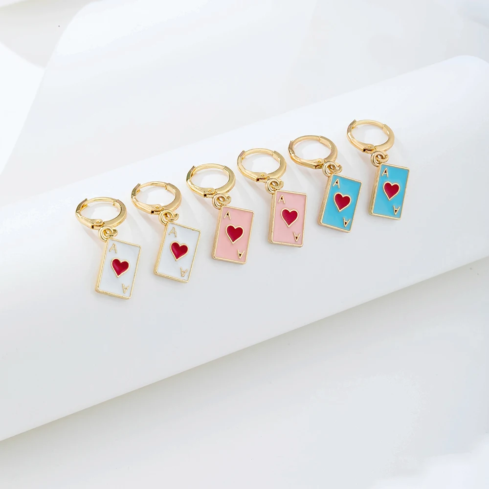 VG 6YM New Fashion Dripping Oil Acetate Sheet Portrait Drop Earrings Simple Design Dangle Earrings for Women Party Jewelry drop earrings dangle earrings