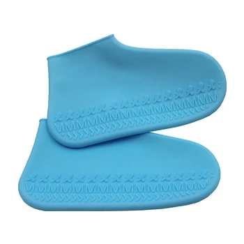 

Women Men Wear Resistant Camping Reusable Waterproof Elastic Non Slip Home Silicone Shoe Cover Anti Rain Accessories Cycling