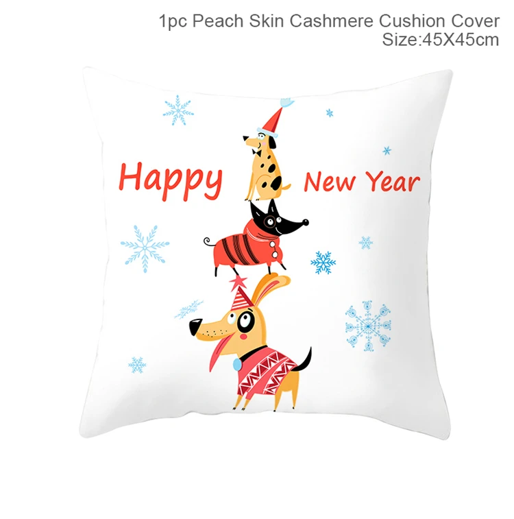 FRIGG Christmas Cushion Covers Christmas Pillowcase Merry Christmas Decor for Home Navidad Noel Happy New Year - Цвет: Pillowcase 81