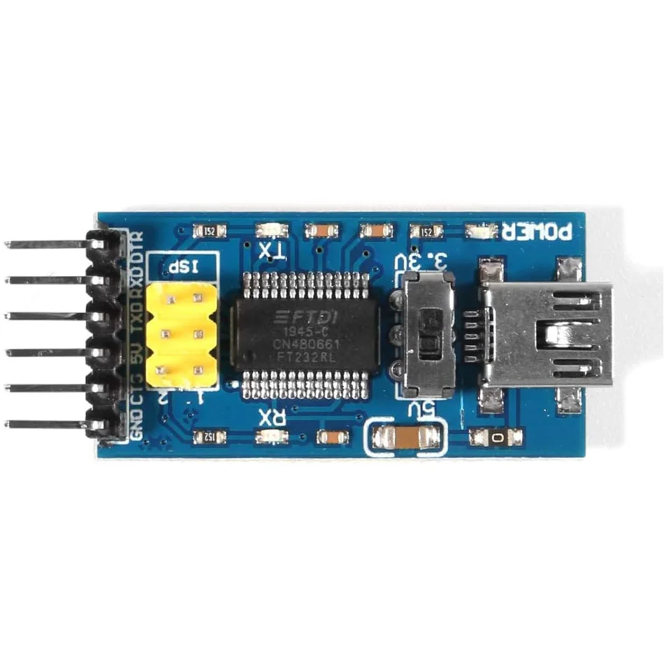 3 В 5 в FT232RL FTDI Mini USB к TTL последовательному преобразователю модуль адаптера для
