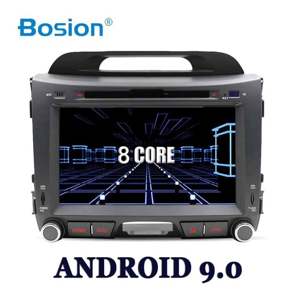Android 9,0 Octa 8 core автомобильный dvd для KIA sportage 2011 2012 2013 головное устройство gps навигация 2 din Автомобильный мультимедийный плеер