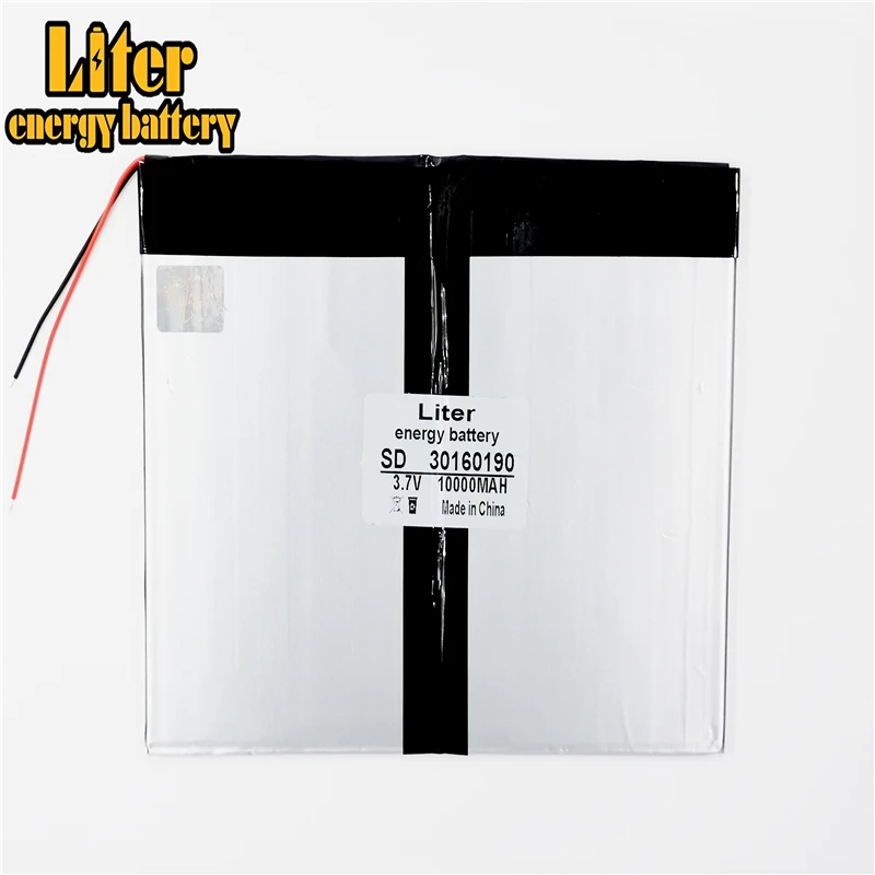 Bateria de Lítio 30160190 3.7v para Tablets Baterias de Lítio Recarregáveis Universais para Tablet de Marca 10000mah Bateria e energia extra p/ tablet - Imagem 3