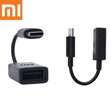 Xiaomi usb type-c otg кабель для зарядки Usb A к usb type-c Кабель-адаптер для передачи данных для mi 9 8 6 A3 a2 a1 f2 f1 mi x 3 2s max 3