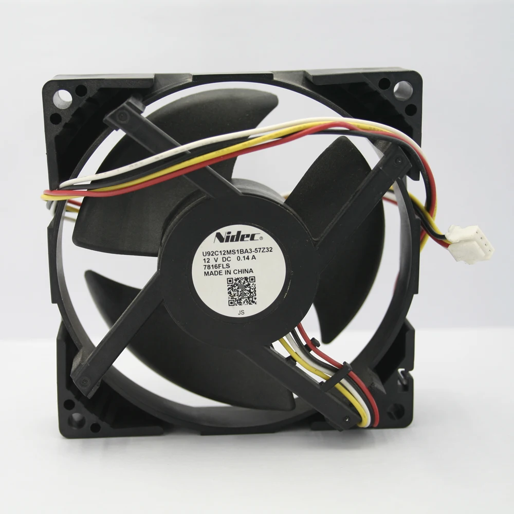Nidec U92C12MS1BA3-57Z32 DC 12 В 0.14A 9 см для холодильника охлаждающий вентилятор
