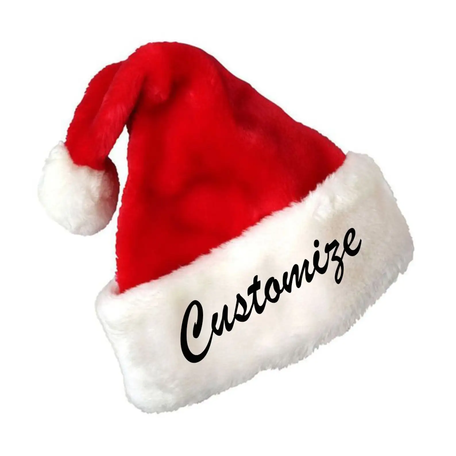 Personalized Purple Santa Hat Christmas Santa Hats Your Name Hat Christmas Ornaments Adult X-Mas Party