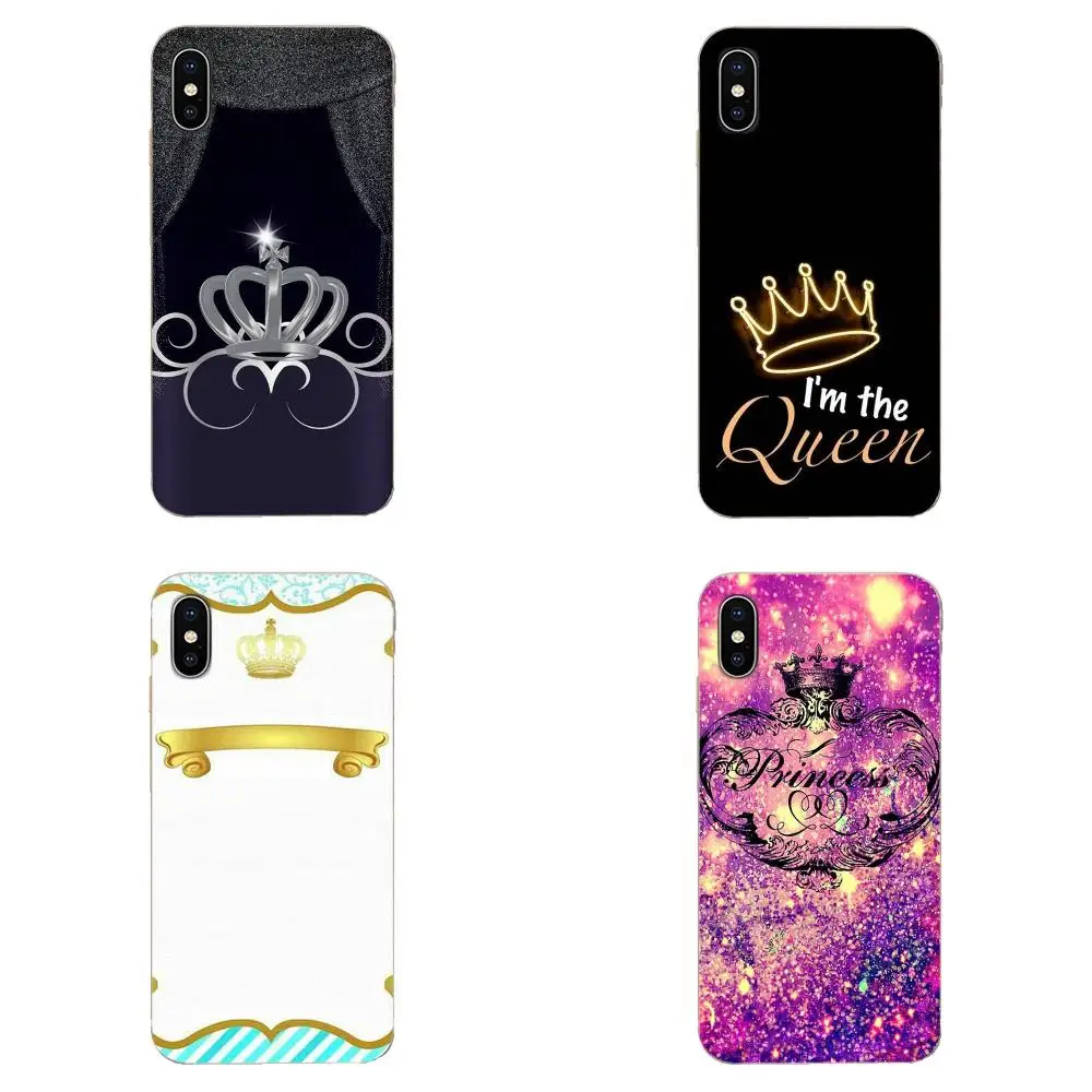 Чехол King Queen из ТПУ для Samsung Galaxy Note 8 9 10 Pro S4 S5 S6 S7 S8 S9 S10 S11 S11E S20 Edge Plus Ultra|Бамперы| |