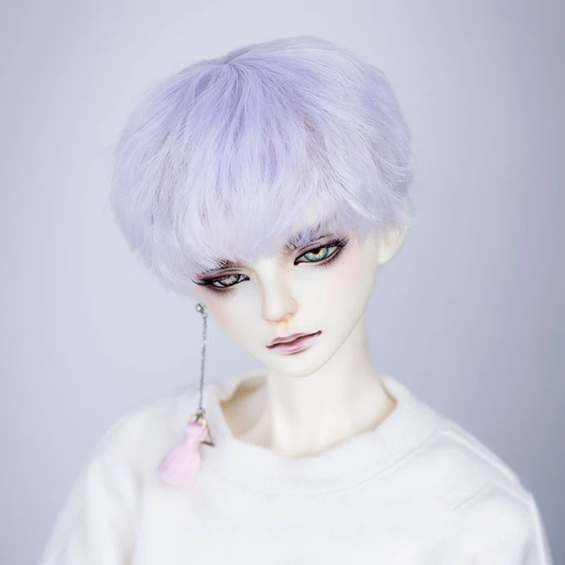Bybrana BJD кукольный парик короткие волосы 1/4 1/3 - Цвет: 1
