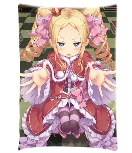 S6 Аниме Re Zero Kara Hajimeru Isekai Seikatsu чехол для подушки с персонажами Rem чехол для подушки на заказ на молнии прямоугольный чехол для подушки - Цвет: S6