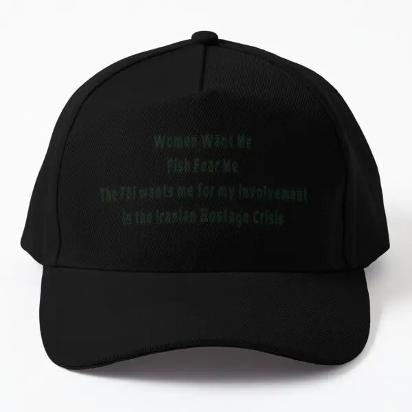 Бейсболка с надписью Want Me Fish мужская Кепка принтом ФБР в стиле хип-хоп черная