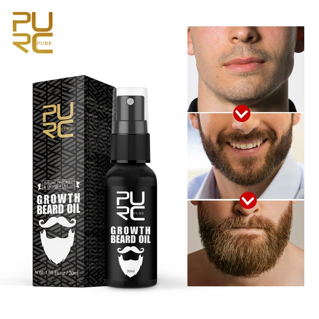 Pure Beard Growth Oil Men Anti Hair Loss Grow Moustache Essence Oil Thicker Fuller Gentlemen S Beard Hair Extension Pro 30ml Hair Loss Products Aliexpress