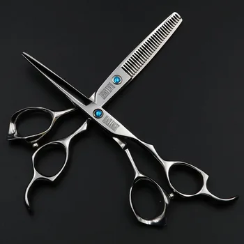 

6" Hair Scissors Professional Hairdressing Cutting and Thinning Scissors Set Beauty Barber's Shears for Salon