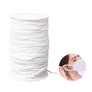 

5-10 Meters Elastic Belt Sewing 3/6 / 9mm Encryption Thickened Durable Elastic Rope Sewing Fabric DIY Mask Clothing Accessories