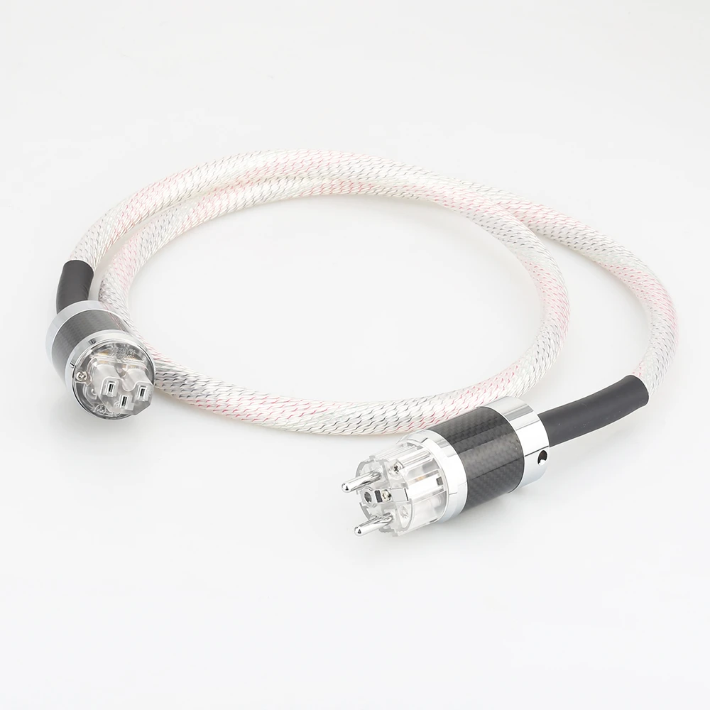 Hi End Valhalla power line HIFI POWER CABLE 7N OFC Power Cord with EU