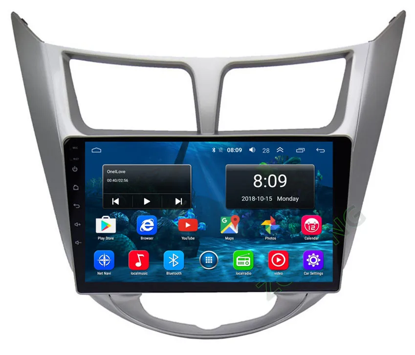 Top 2+32Gb 4G for Solaris Car multimedia player for Hyundai Solaris Accent autoradio Android car gps navigation autoradio stereo MAP 21