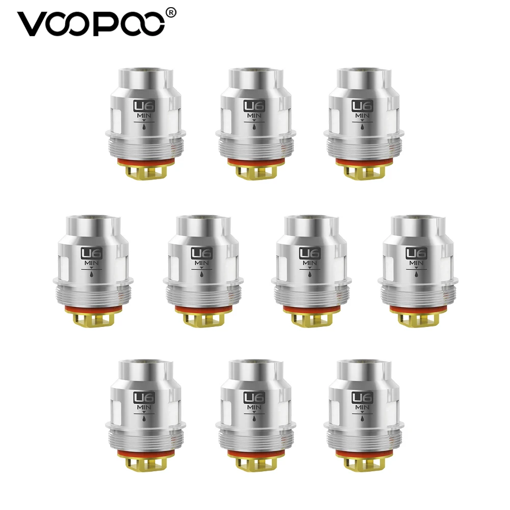 VOOPOO Uforce U6 катушки 0 15 Ом Сопротивление DL катушка 65-110 Вт для Drag 2 Mini Vmate T1 T2 бак вейпер