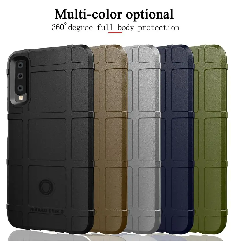

Rugged Shield Shockproof Armor Case For Samsung Galaxy A70 A60 A50 A40 A30 A20 A10 A9 A7 2018 J4 J4 Plus M10 M20 M30 Cover