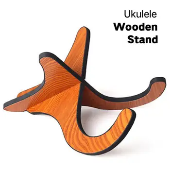 

Musical Instrument Stand Multifunctional Durable Brown Wooden Gifts Home Entertainment Violin Stand Professional