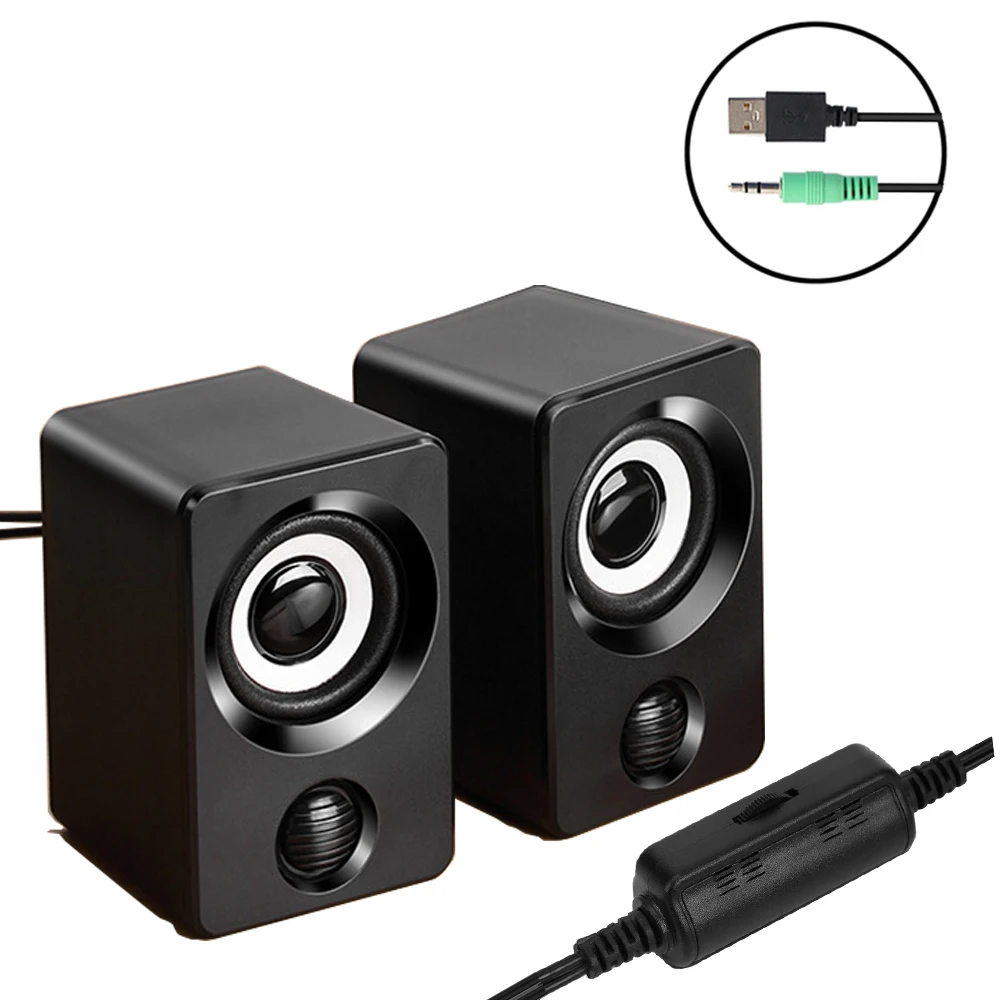 Computer Soundbar USB-Aktivlautsprecher Audio-Player FüR HeimbüRo-TV-Projek U7L6 