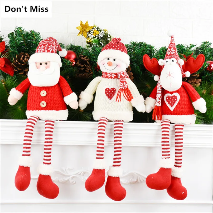 Рождественские украшения для дома, витрина, Санта-Клаус, снеговик, фигурки лося, рождественские куклы, рождественский подарок, игрушки, аксессуары Navidad